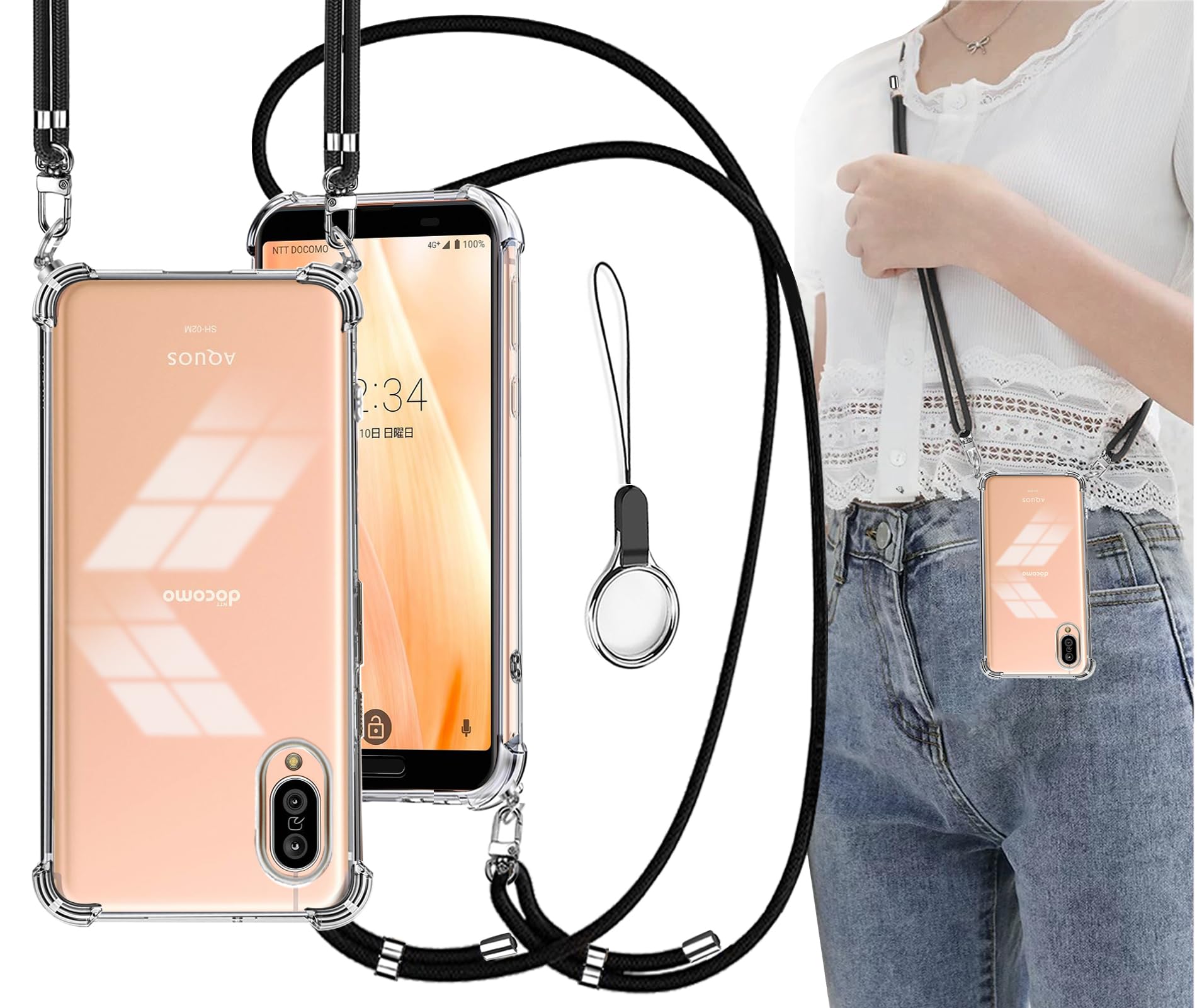 Amazon.co.jp: OJBSEN AQUOS Sense3/Sense3 lite/Sense3 basic/Android